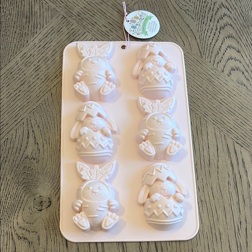Easter Bunny Silicone Mold Bakeware Craft Spring Easter Egg Holiday Resin Art